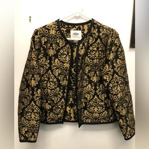 Black and gold jacket